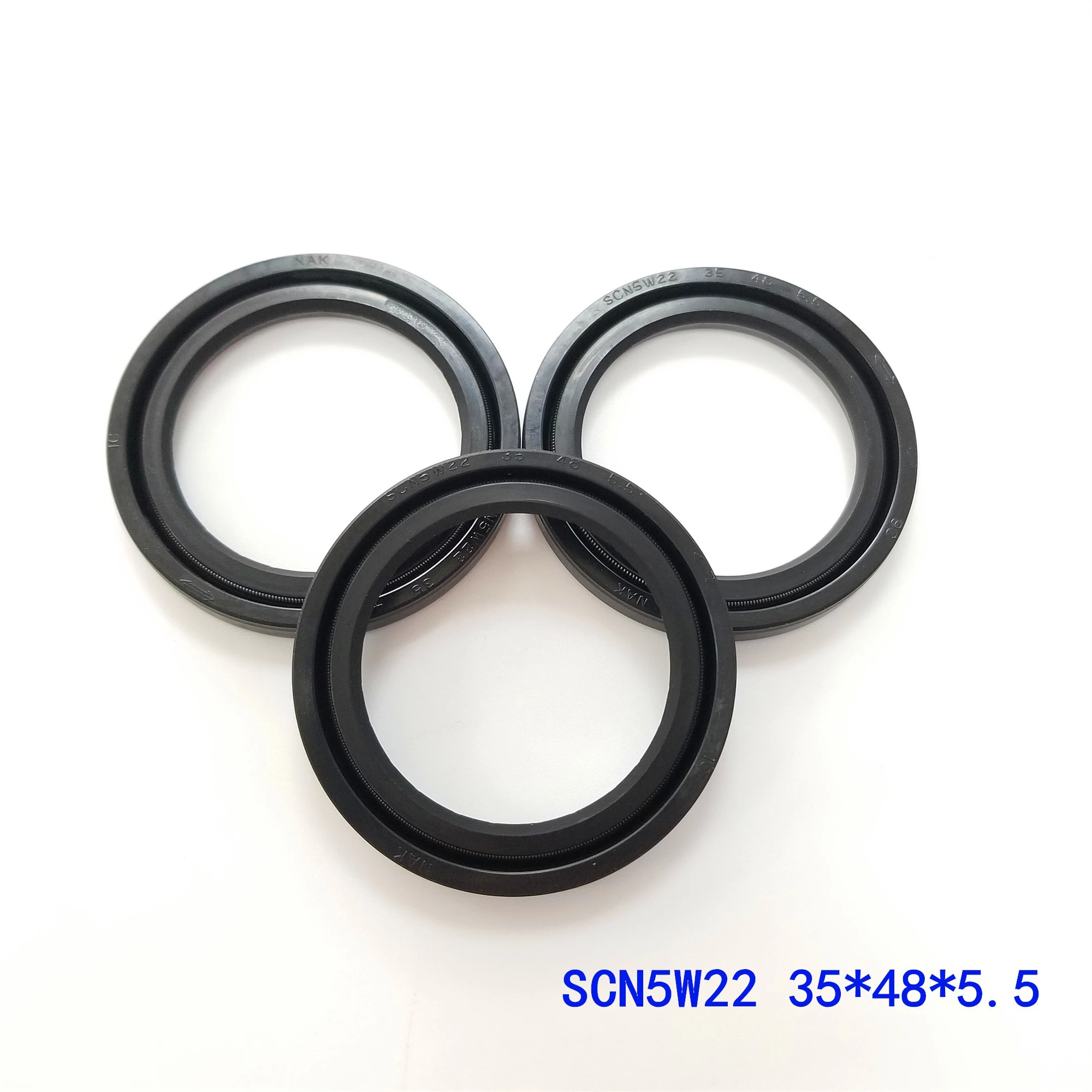 مضخة زيت ختم زيت المحرك الهيدروليكي الدائري هيكل عظمي مقاوم للضغط العالي SCN5W22/35X48X5.5 طقم ختم المحرك