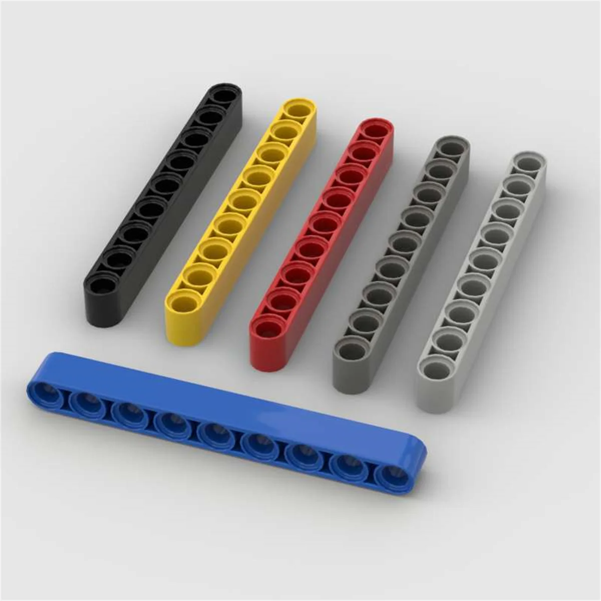 10 Stück Puzzle-Teile 40490 Liftarm Dick 1x9 Bausteine Set High-Tech Board Bricks Spielzeug Geburtstagsgeschenk für Kinder