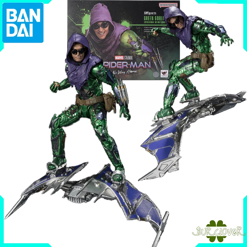 

BANDAI GENUINE ORIGINL SHF American Series Green Devil (Spider-Man Has No Way Home) Action Figure Toys For Boys Girls Kids Gift