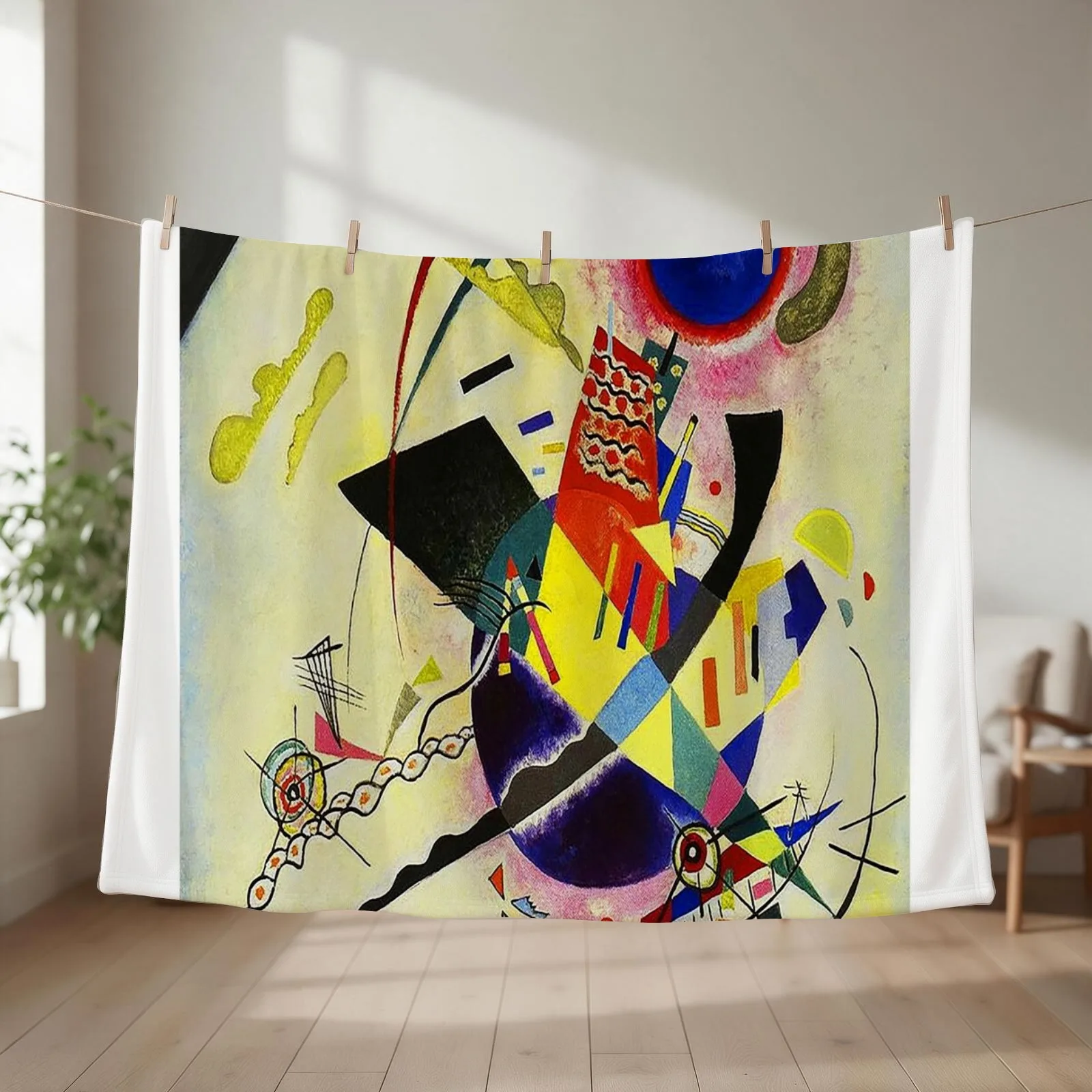 Wassily Kandinsky Throw Blanket Baby Decorative Sofas Decorative Beds Summer Beddings Blankets