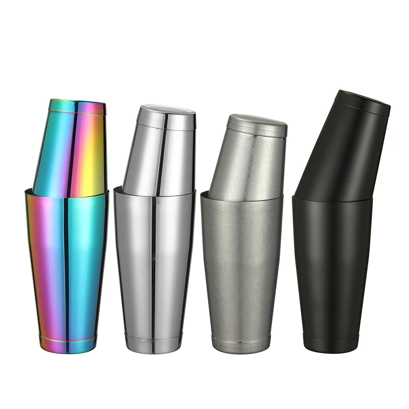 Zestaw do drinków Boston Shaker: 2-częściowy: 18.6oz (ok. 550ml) obciążony i 25oz (ok. 750ml) obciążony profesjonalny zestaw barmański.