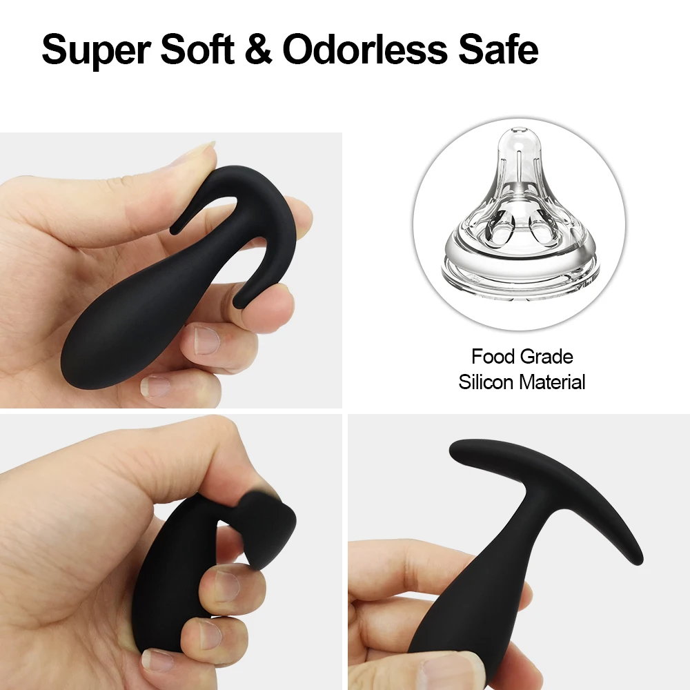 3 Size Sex Toys Anal Plug Butt Plug Women Men Gay Soft Silicone Erotic Anal plug Bullet Dildo Sex Toys for Adults - view 6