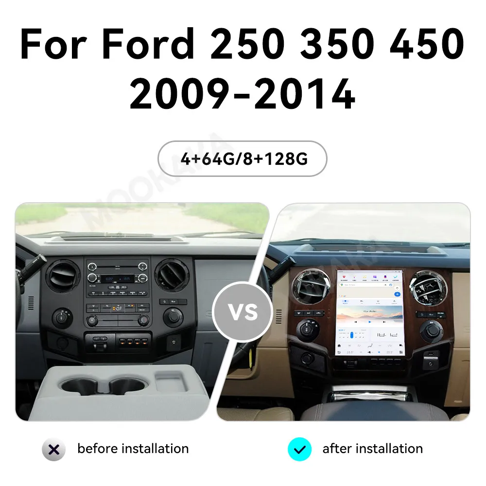 Touch Screen Car Radio For Ford 250 350 450 2009-2014 Android GPS Automotive Multimedia Auto Radio Stereo Receiver Head Unit