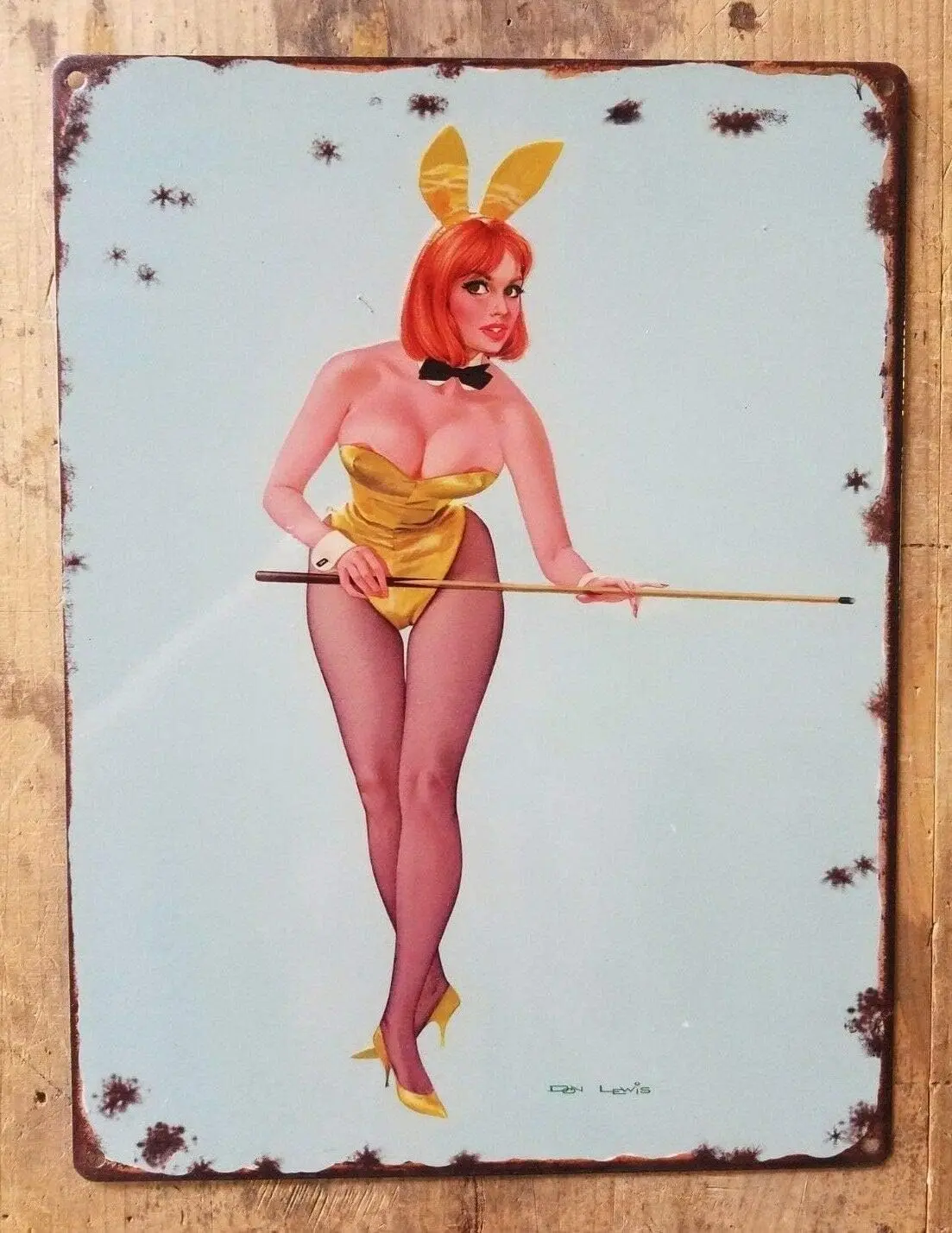 Vintage Metal Tin Sign Pool Sexy Pin Up Girl for Home Bar Pub Kitchen Garage Restaurant Wall Deocr Plaque Signs 12x8inch