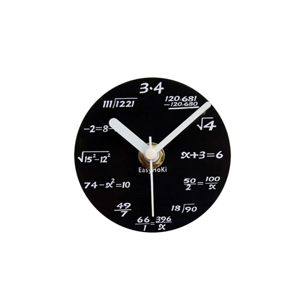 

Magnetic Wall Clock Creative Mathematical Formula Fridge Magnet Sticker Modern Design Gift for Teachers Students