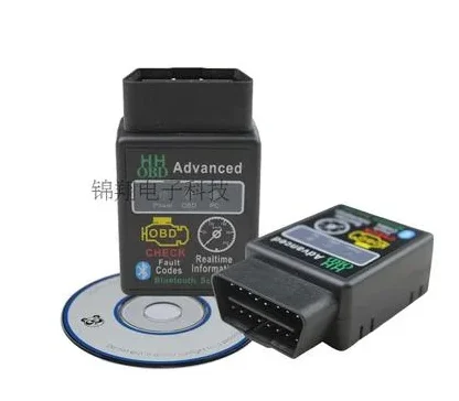 واجهة بلوتوث صغيرة ELM327 V2.1 Obd2 II // 25k80 V1.5 WIFI