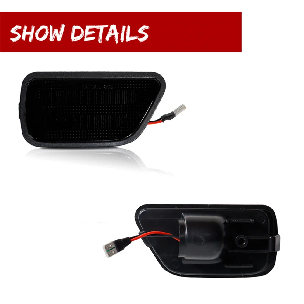 For Honda CR-V Red LED Car Rear Bumper Side Marker Parking Lights Driving Lights Fender Flare Lamps 1997 1998 1999 2000 2001 12V