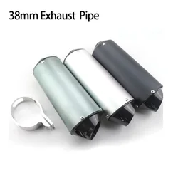 38mm Motorcycle Exhaust Muffler Pipe for 110 125 150 160cc Dirt Pit bike ATV    motorcycle BBR TTR