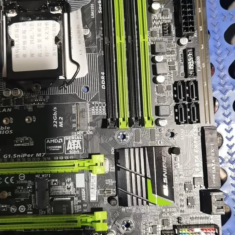 G1.Sniper M7 Micro ATX Gaming Motherboard LGA 1151 6th 7th Gen Intel Core DDR4 RAM 95% New Perfect Working  for GIGABYTE