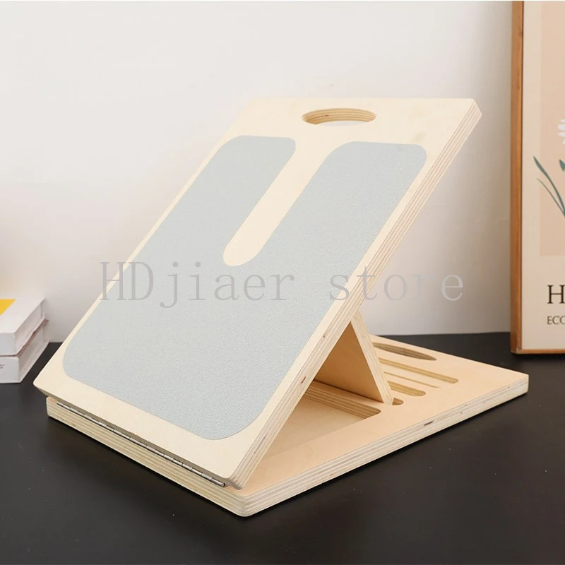 

Wooden tensile board Oblique pedal Fitness oblique pedal Adjustable Achilles tendon Calf stretching exerciseFoldabletensileboard
