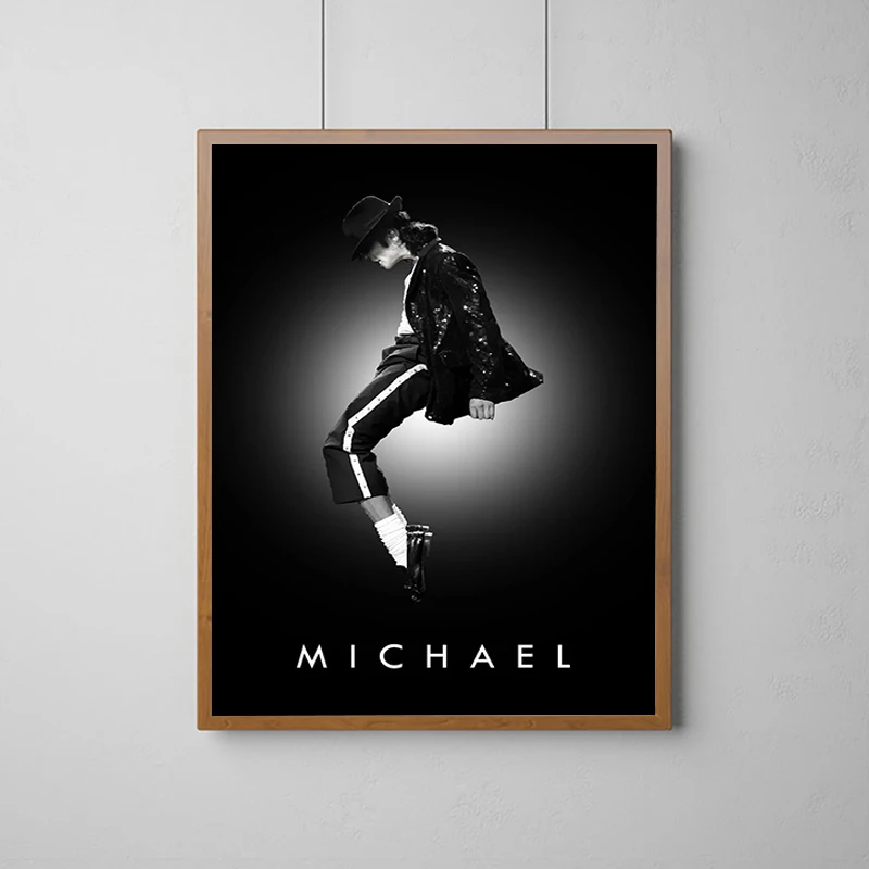 

80s Pop Singer Michael Jackson Poster Posters for Wall Decor Painting on Canvas Bedroom Decoration Interior Paintings Room Art