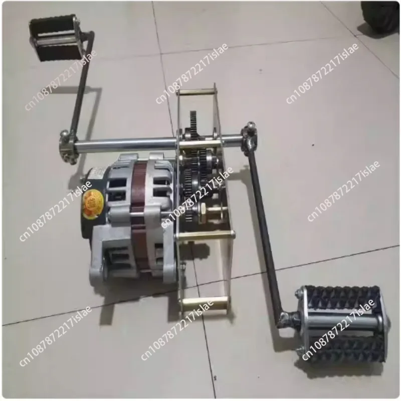 High-power DC Pedal Generator Battery Charging AC Permanent Magnet Brushless 12V 24V 2000W 220V 800W