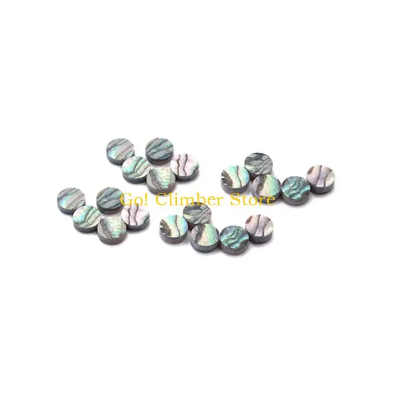 Q84C 20Pcs Fingerboard Inlay Dots White Mother of Pearl Shell Dots Fret Inlay Maker