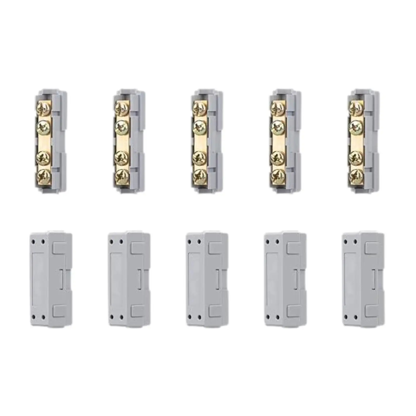 

10x Wire Connector Nut Kit 10 AWG High Easy Installation 80A for Automotive