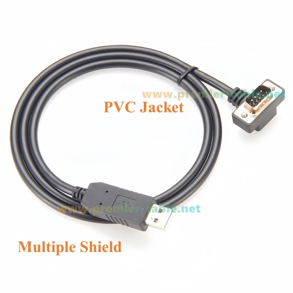 Ângulo para cima/para baixo ultra fino usb para db9 rs232 cabo adaptador serial com chip ft232rnl baixo perfil d-sub 9pin macho cabo de porta com