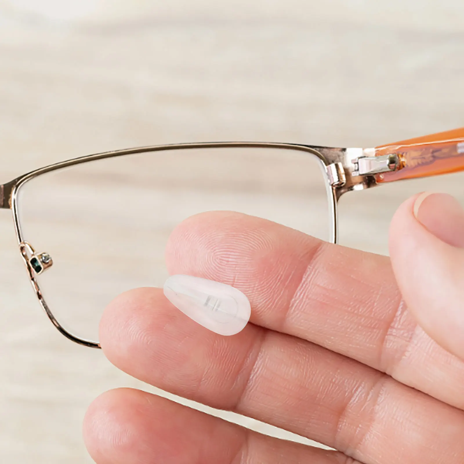 

Nose Pad Eyeglasses Accessories Replacement Repair Silica Gel Soft Anti Slip Glasses Frame