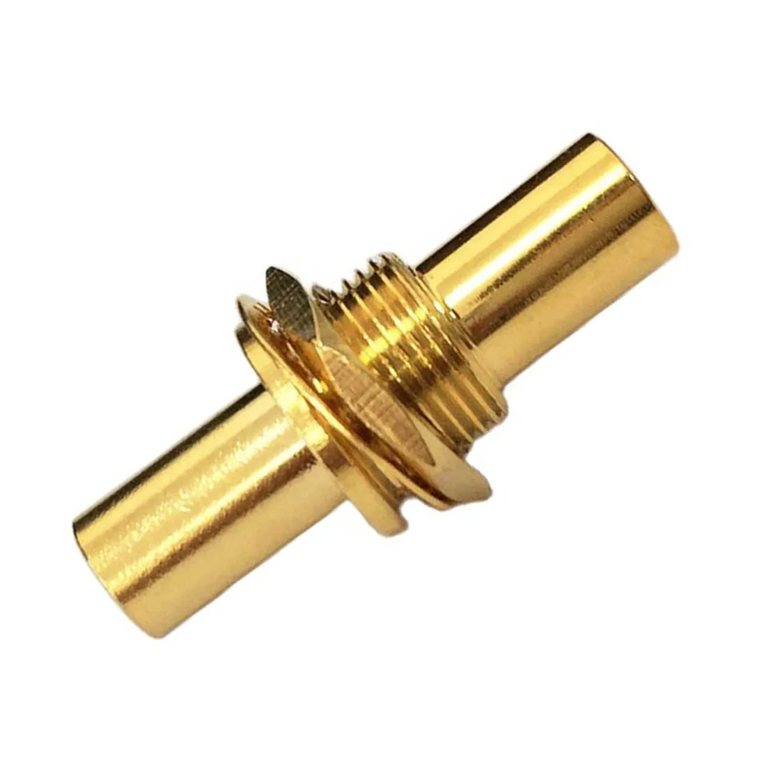 3.5mm Female to Female With Nut Adpater Headset Convertor Audio Coupler