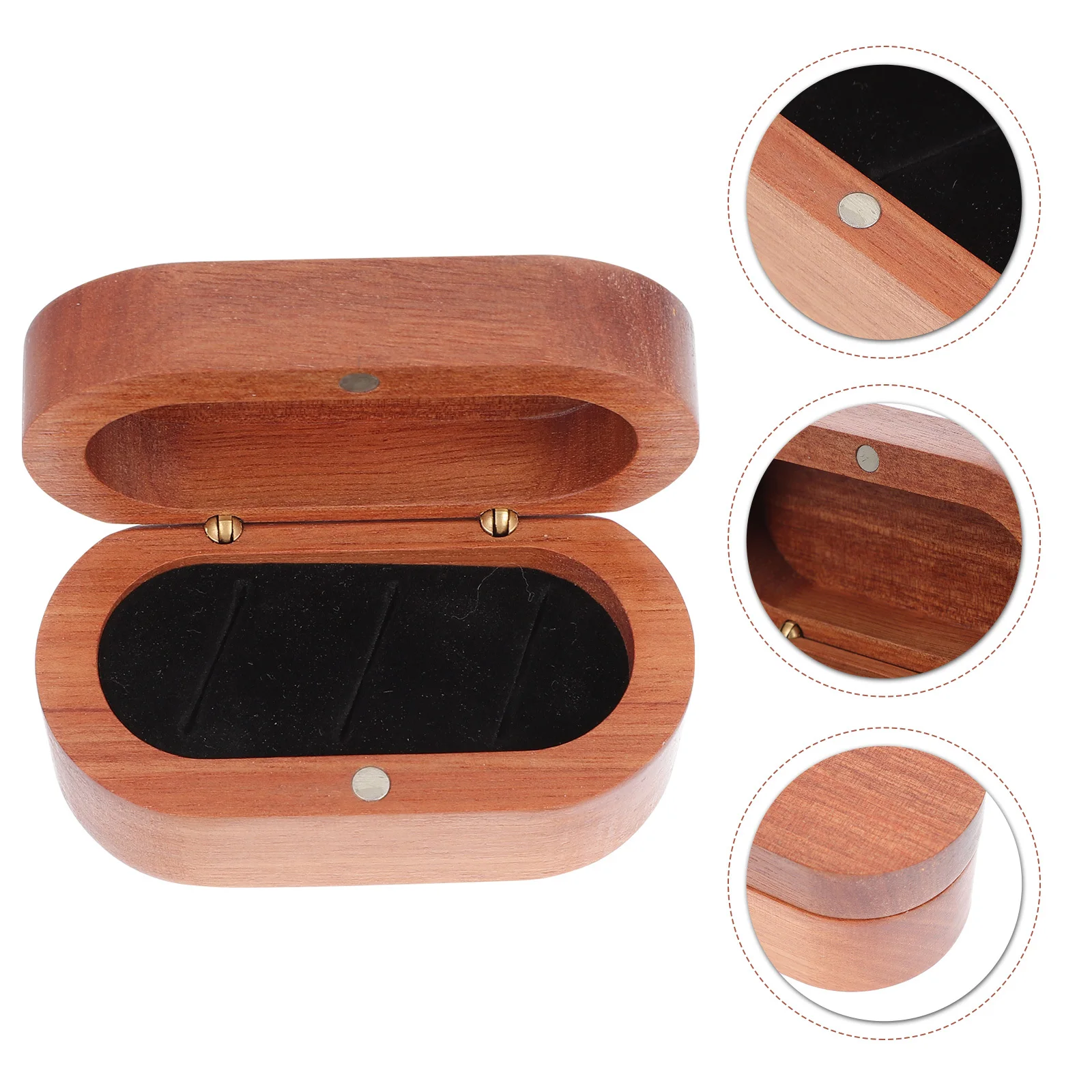 

Guitar Pick Case Wood Box Storage Organizer No Picks Creative Design Keep Picks Organized Smooth Surface Comfortable Gift Family