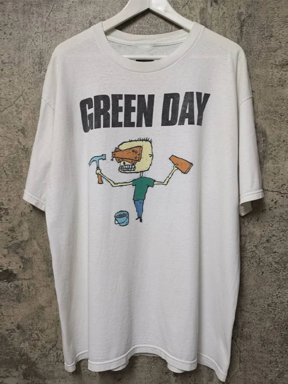 Green Day Band American Retro Punk Style Short Sleeve Unisex High Quality Pure Cotton T-Shirt Youth Fashion Summer Top