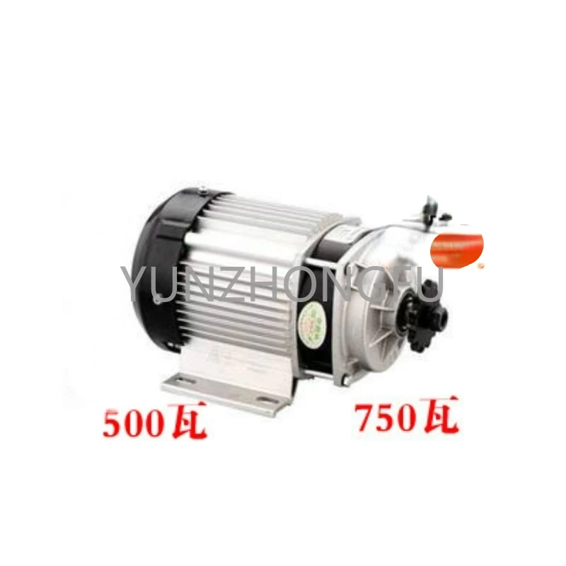 Permanent magnet DC deceleration brushless motor BM1418ZFF750W48V 60V electric tricycle accessories