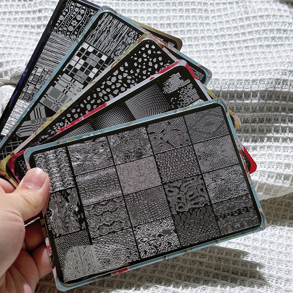 مسمار الفن ختم لوحة ختم لوح فولاذي للمبتدئين ودية لا اللوحة مسمار الديكور قالب الدانتيل الفرنسية الأزهار خط نقل قالب ختم هلام مسمار ختم قالب شفاف سيليكون ختم أدوات الصلب مسمار أدوات الرسم #4