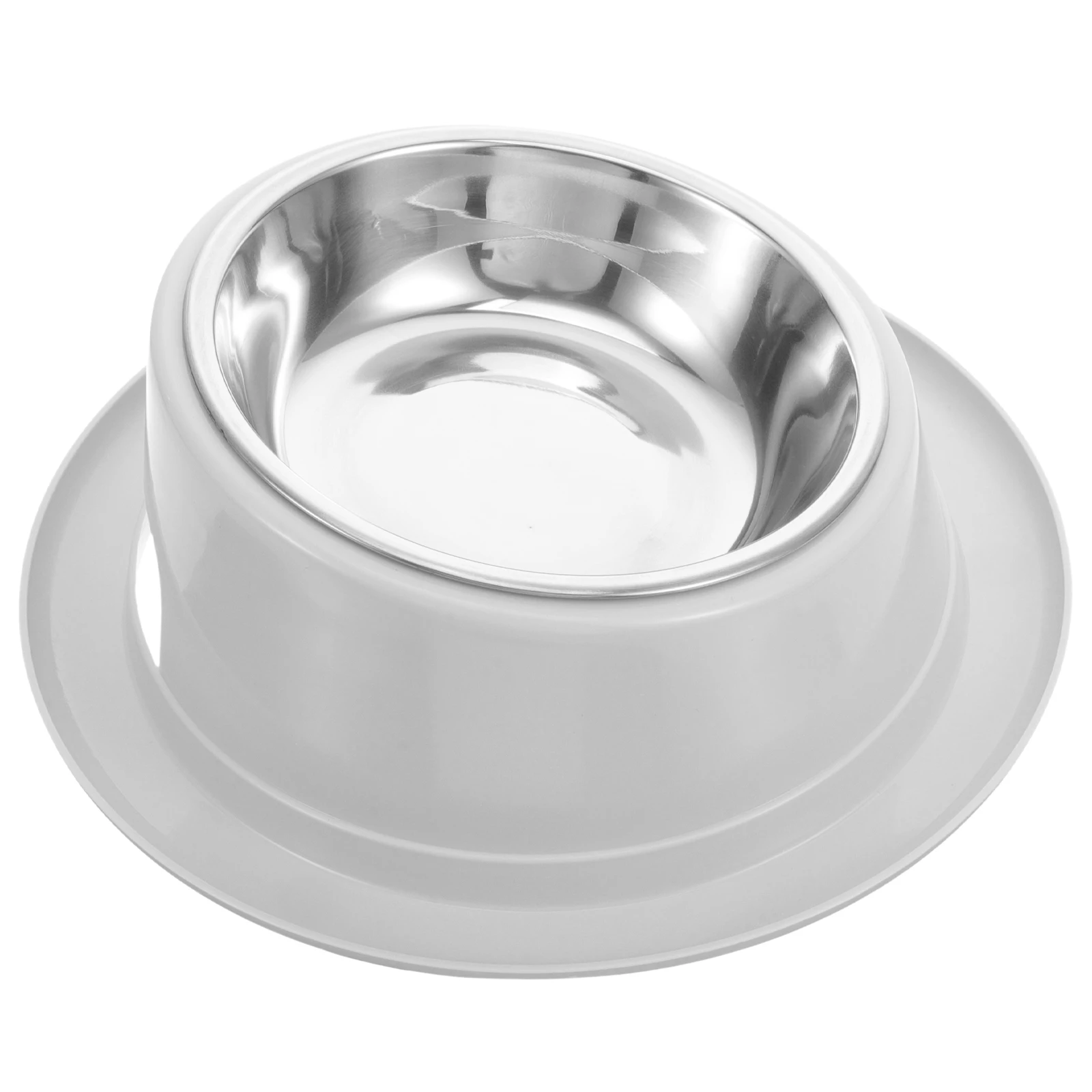 

Stainless Steel Pet Bowl Cat Dog Slow Feeder Bowls Drinking Food Small Anti Slip Durable Practical Home Decor Pet Supplies