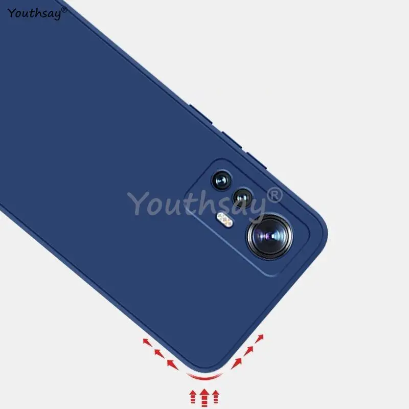 For Xiaomi 12T Pro Case Xiaomi 12T 12 13 13T Pro 12 Lite Cover Funda Coque Soft Original Liquid Silicone Case Xiaomi 12T Pro