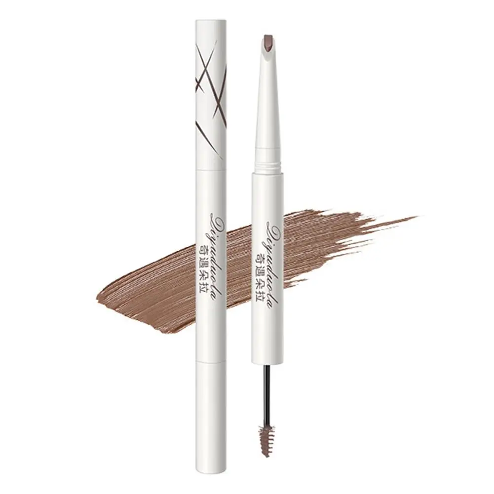 3Colors ブラック ダブルエンド アイブロウ ペンシルは自然に防水性があり、汗に強く、汚れにくいので、あらゆる肌の色に適しています。