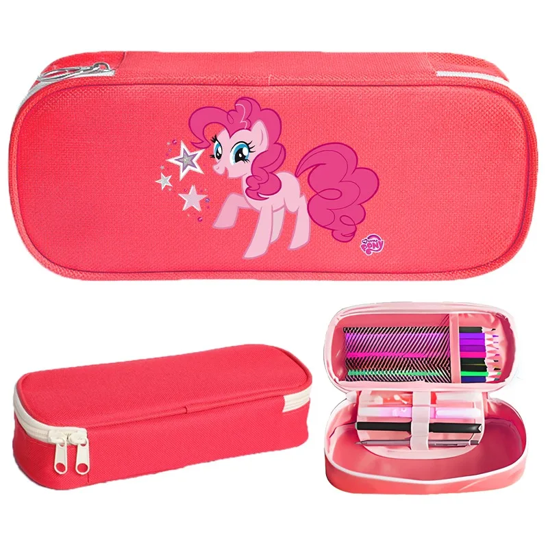My Little Ponys Etui Student Meisjes Jongens Penetuis Tas Grote Capaciteit Etui Briefpapier Doos Schoolbenodigdheden Anime Print Cadeau