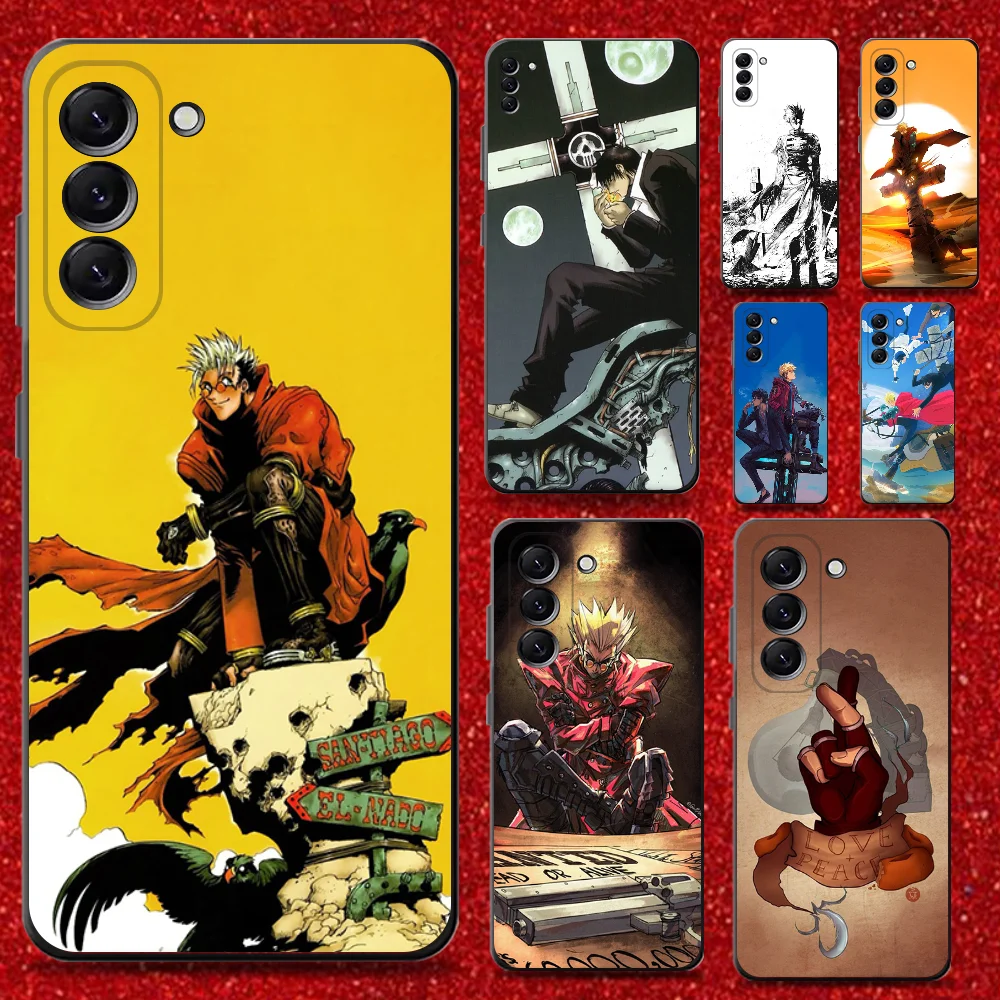 

HOT ANIME Trigun FUNDA Phone Case For Samsung Galaxy A13,A21s,A22,A31,A32,A52,A53,A71,A80,Soft Black Shell