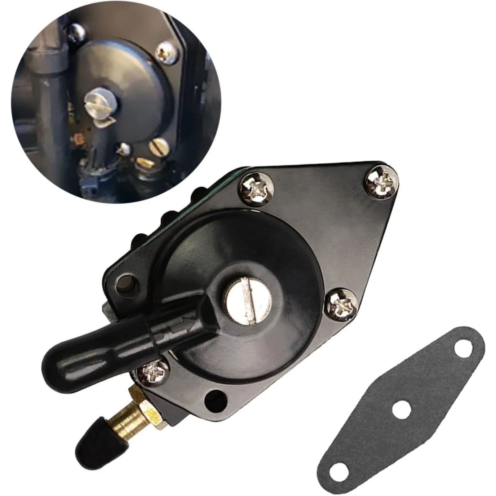 

Fuel Pump with Aluminum Alloy for Johnson Evinrude Outboard 20-140hp 1968-1996, Direct Replacement 438556