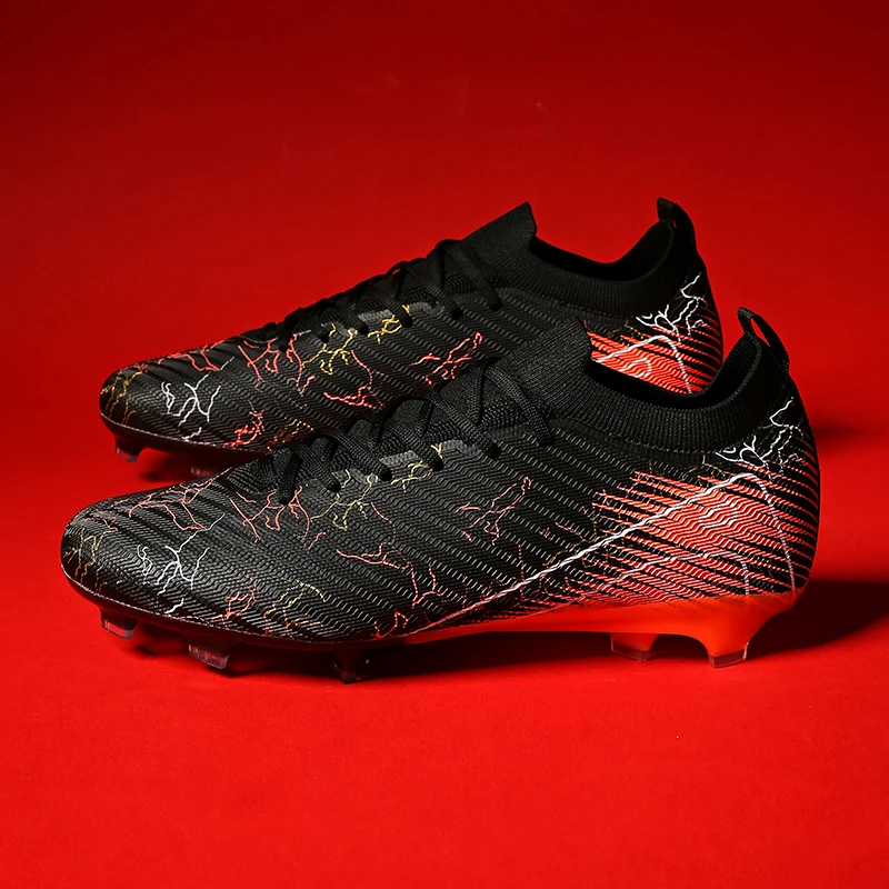 

New Men's Training Football Boots Cleats Non-Slip Sneakers FG Soccer Shoes Top Quality Drop Shipping Unisex Adult Wholesale
