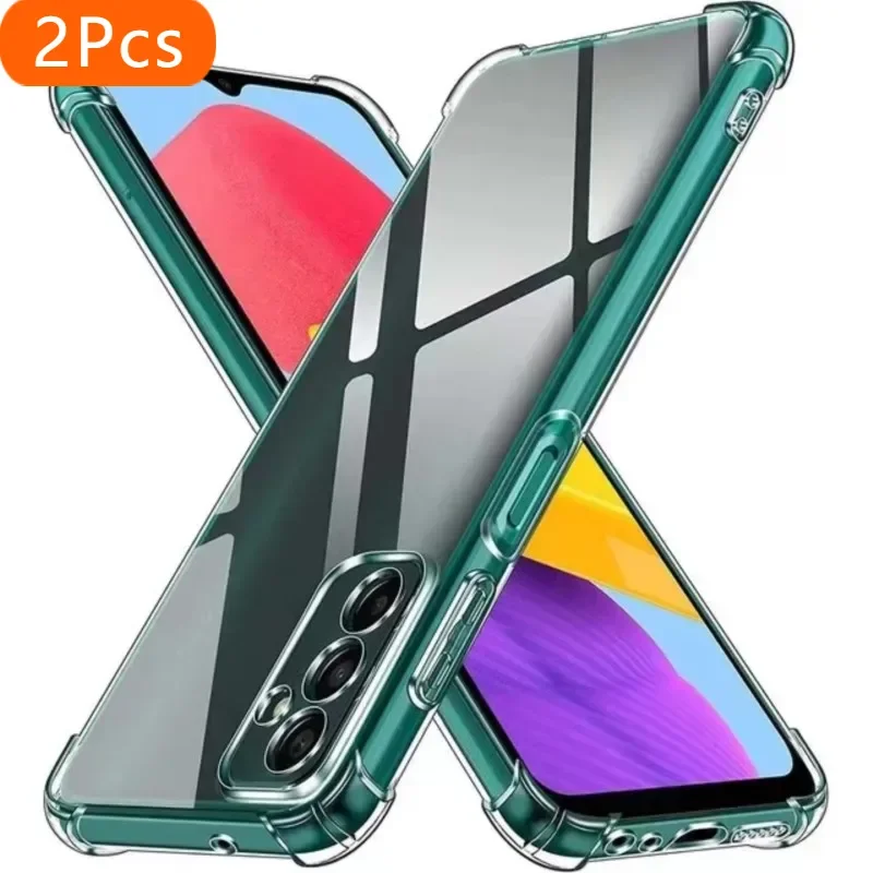 

2Pcs Thick Air-Bag Clear Case For Samsung Galaxy A15 A05 A05S A25 A35 A55 A13 A23 A33 A53 A73 A04 A04S A04E A14 A24 A34 A54 5G C