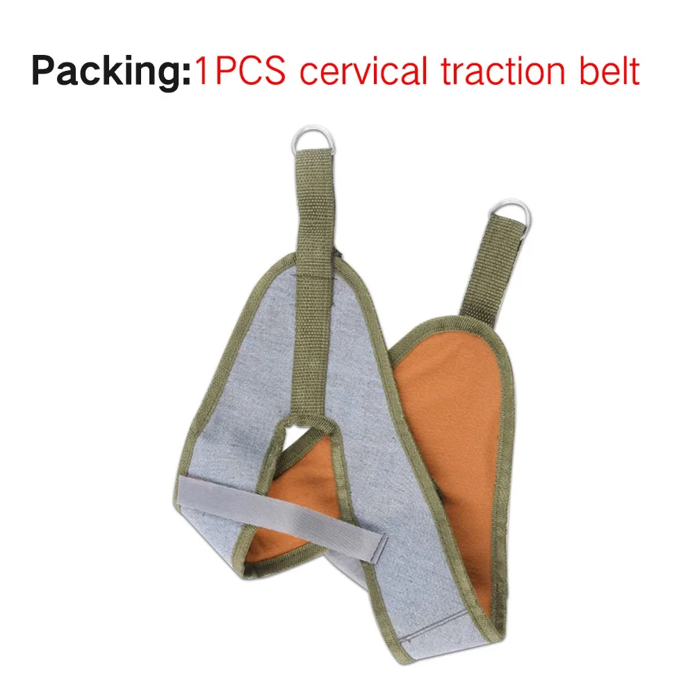 1Pcs Neck Stretcher Neck Traction Device Cervical Support Bands Cervical Neck Stretching Strap Braces Belt Accessories