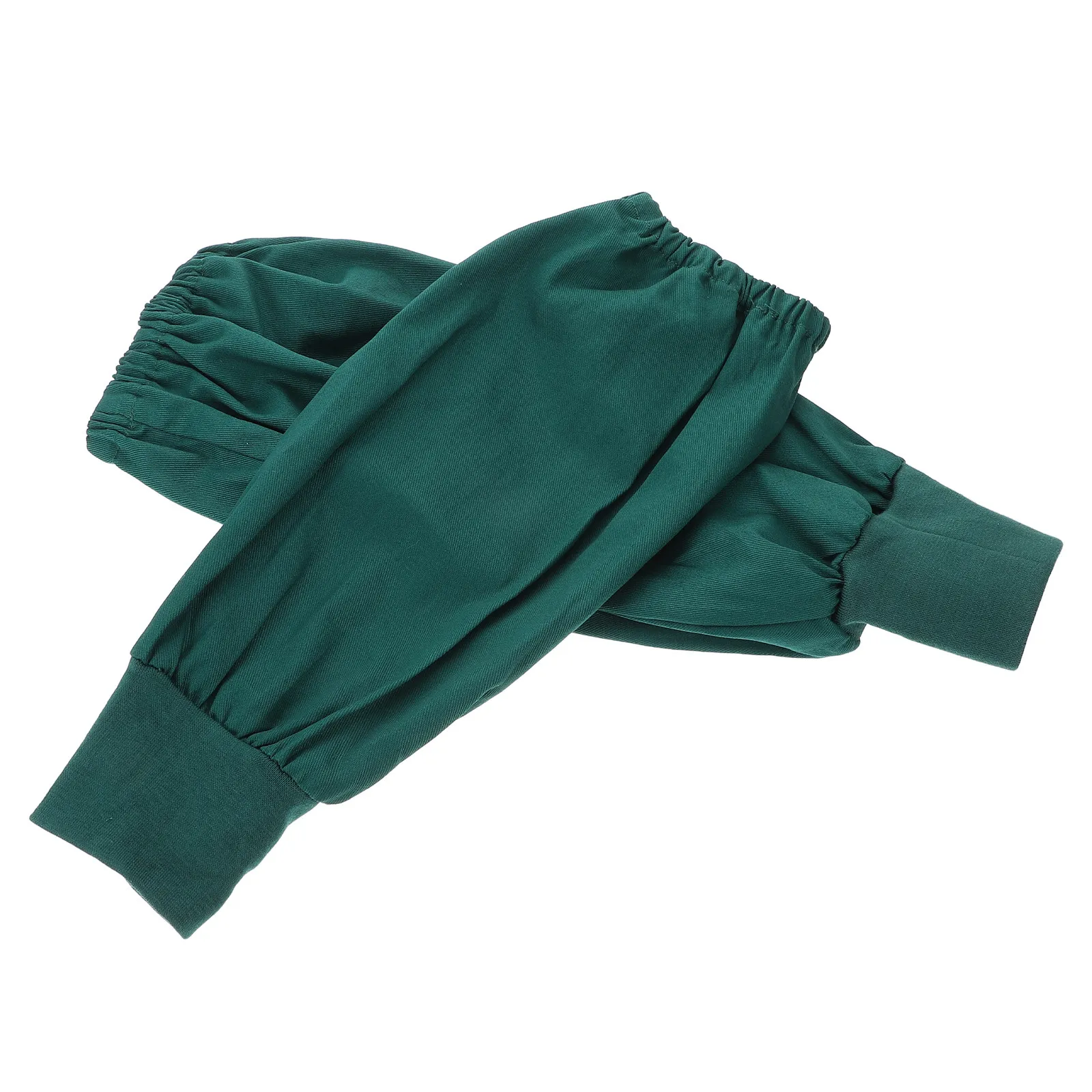 

1Pair Cotton Arm Sleeves Breathable Protective Oversleeves Elastic Fit Forearm Guards for Nurses Professionals Cleaning