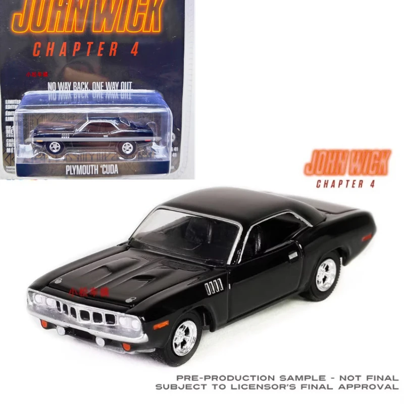 

Greenlight 1:64 Speedy Pursuit 4-John Wick 1971 Plymouth Model Limited Edition Collectible Wall Pendant Gift