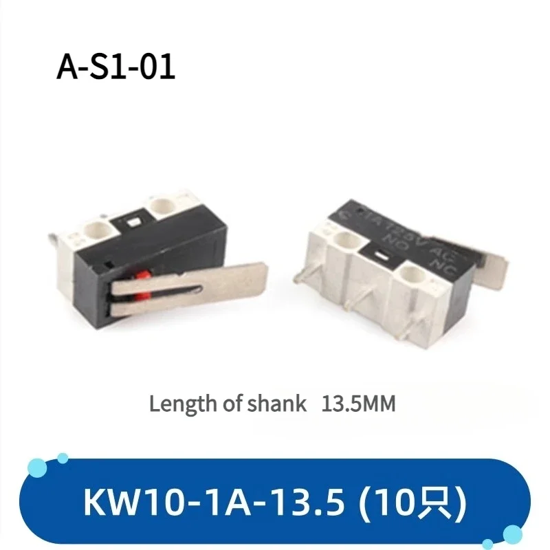 10PCS  Small Inching Mouse Switch Micro Touch Handle Long Self Resetting Iron Sheet Tripod Key Travel Limit Switch