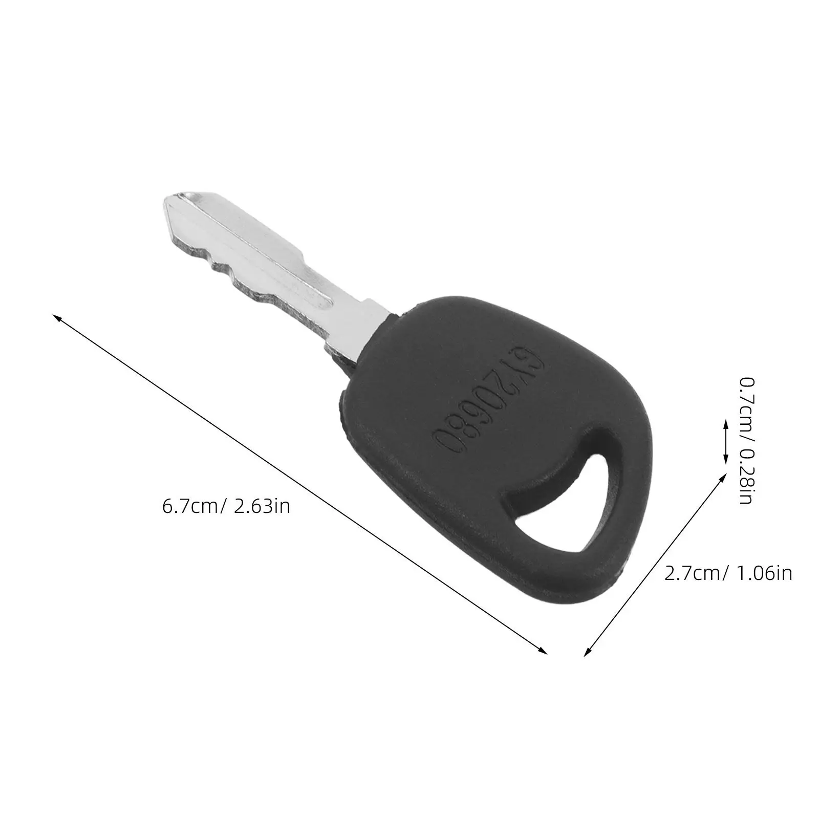 5Pcs Lawn Mower Replacement Keys for Gy20680 Precision Metal Riding Mower Tractor Accessories