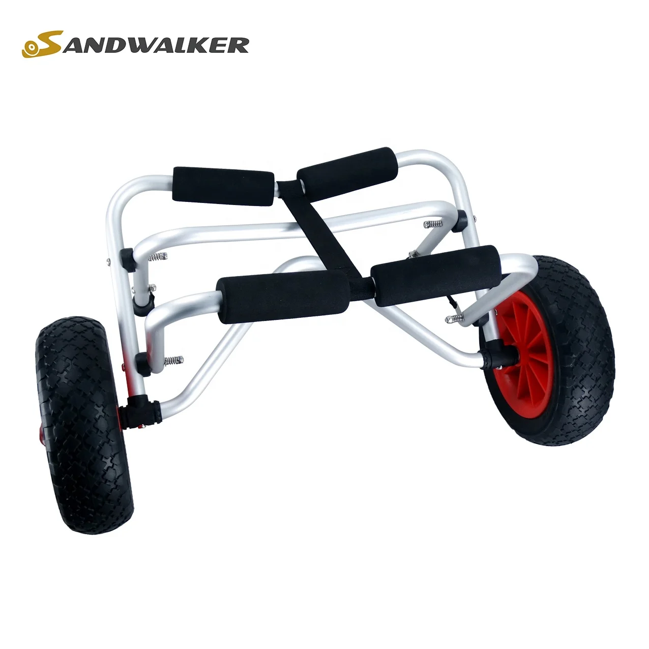 Folding stable  kayak canoe hand kayak trailer carrier kayak trailer  with flat free wheels