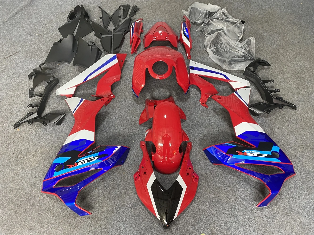 Motorcycle fairing Kit fits the CBR650R 2019 2020 2021 2022 2023 CBR650 19 2021 22 23 Body fairing Blue Red White