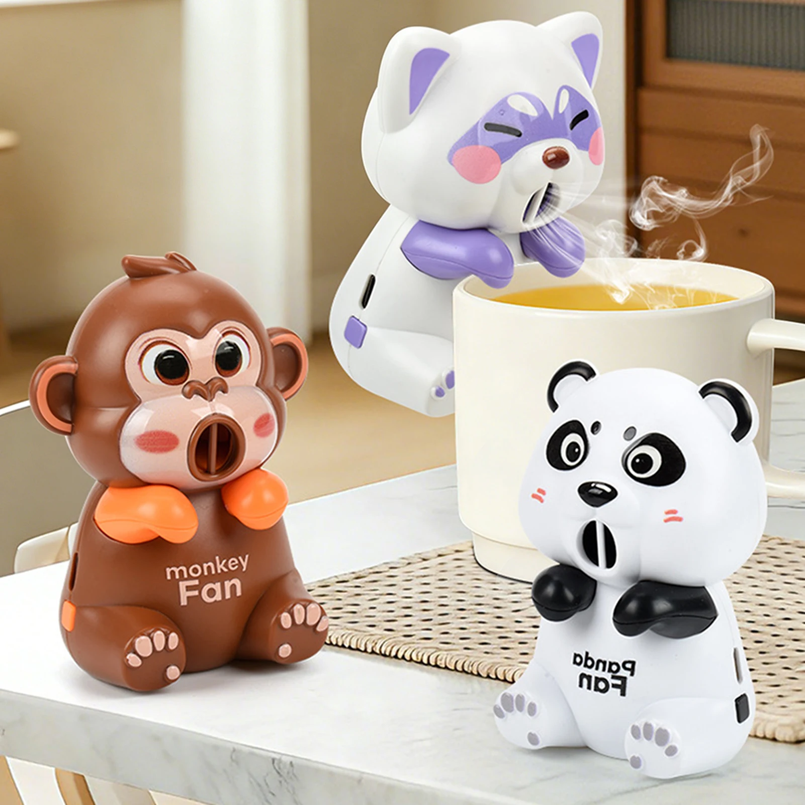 Clip-On Mini Fan For Cup Bowl Long-lasting Battery, Continuous Airflow. For Summer