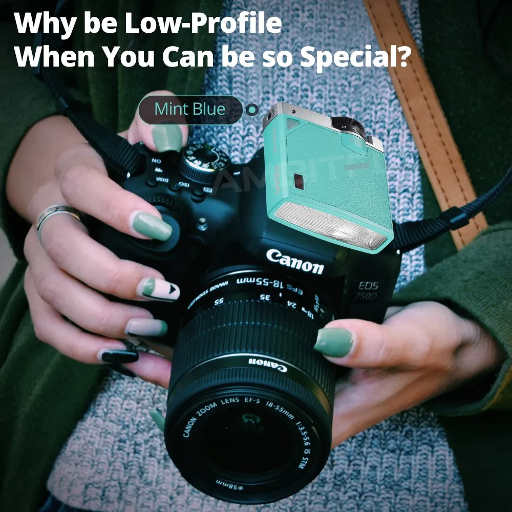 Godox Color Lux ジュニアカメラフラッシュ GN12 6000K±200K 7段階フラッシュスピードライトトリガー Canon Nikon Fuji Olympus Sonyカメラ対応