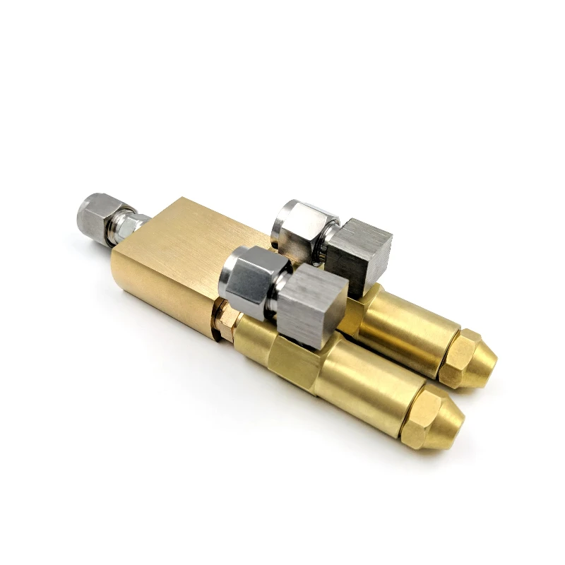 Brass Sectional Oil Nozzle Electric Pressure Powered Atomizing Waste Oil Burner