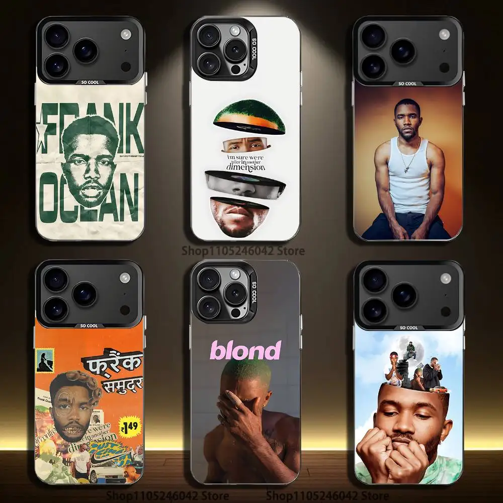 

F-Frank Ocean Blond For iPhone 17,16,15,14,13,12,11,Mini,Pro,E,SE4,XS,MAX Black Candy Matte Cover