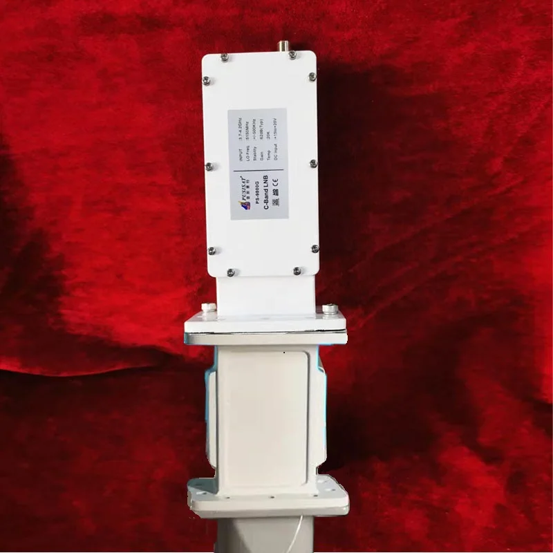 Solução horizontal ou vertical de banda C anti-interferência 5G LNB (LNB + filtro de passagem de banda + chifre de alimentação único)
