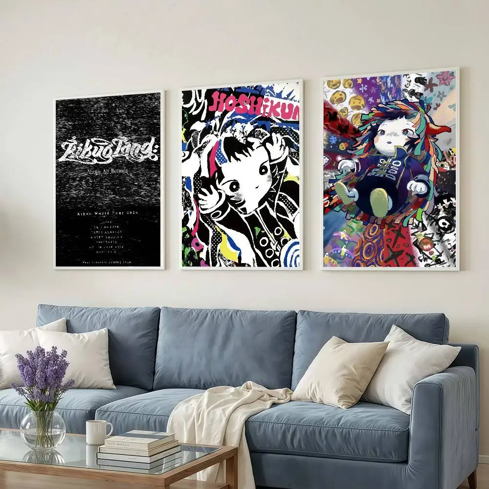 Singer Kikuo Cartoon Anime Posters Wall Decorations For Dorm Rooms Bedroom And Living Room Gift