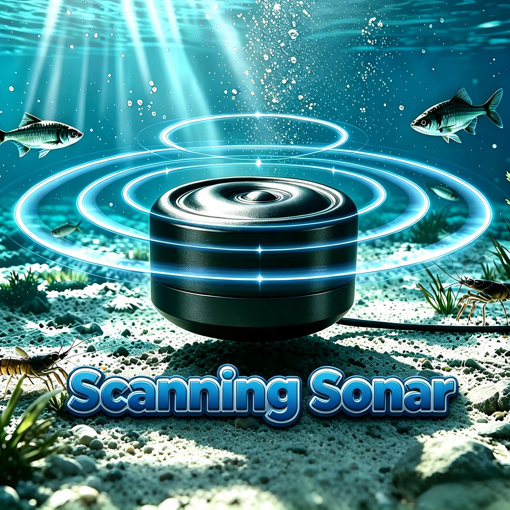 FD-MS360 Two-dimensional Dual-beam Mechanical Scanning Sonar 50~300m Depth 360° Panoramic Scan for ROV