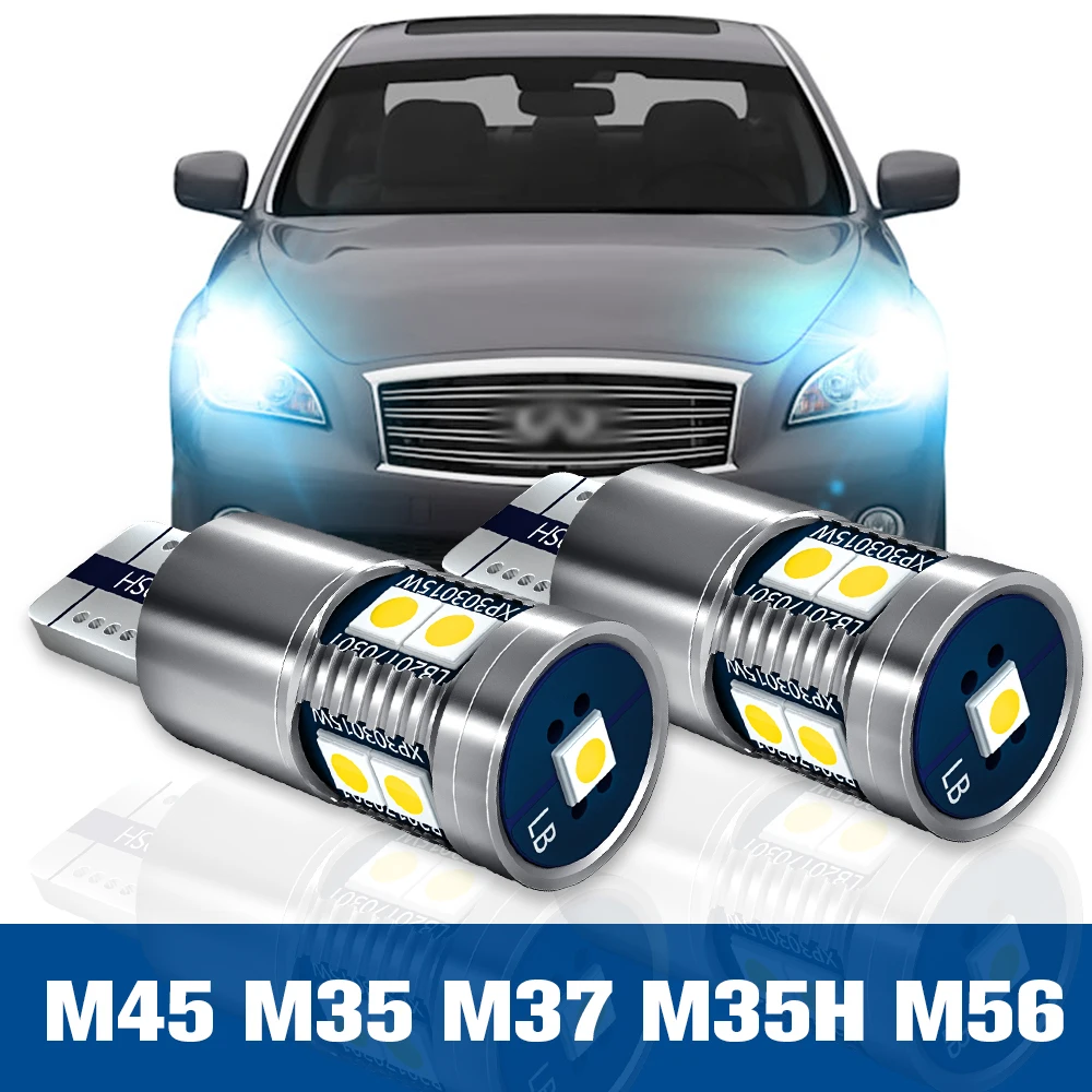 

2x LED Clearance Light Bulb Parking Lamp Accessories Canbus For Infiniti M45 M35 M37 M35H M56 2006 2007 2008 2009 2010 2011 2012