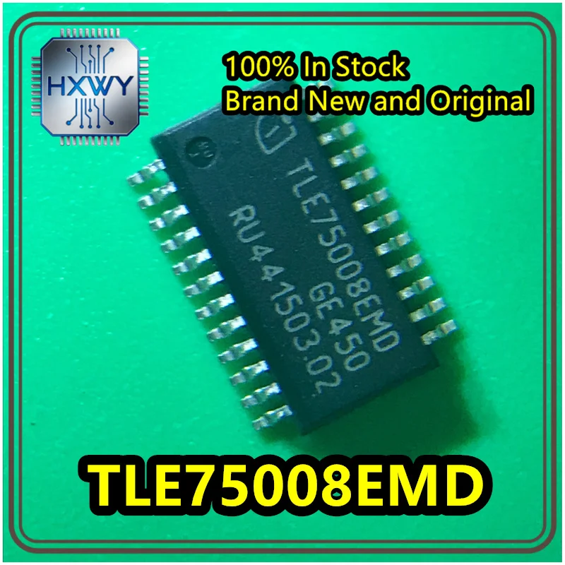 (5/20 pieces) TLE75008EMD TLE75008 HSSOP-24 8-channel SPI controlled low-side switch brand new original in stock.