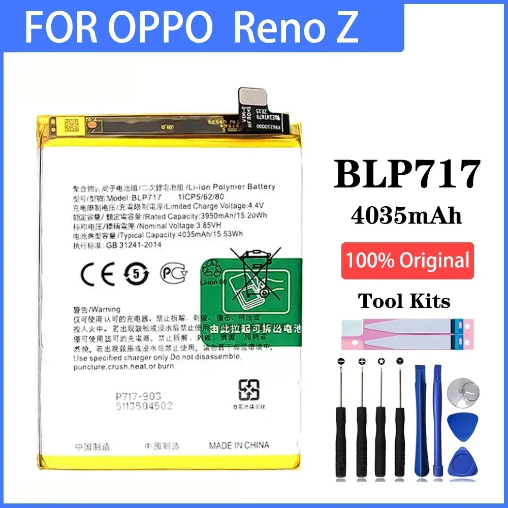 BLP701 BLP717 BLP735 BLP737 BLP755 BLP779 BLP787 Battery For Oppo Reno Reno2 Reno3 3 Reno4 4 SE Reno5 5G F Reno6 6 Z Pro Ace 2